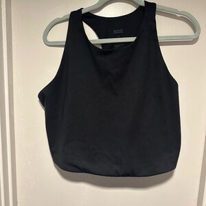 Girlfriend Collective Black Sports Bra Top